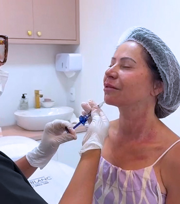 Tratamento facial Sempre Jovem do Instituto VA em Joinville.